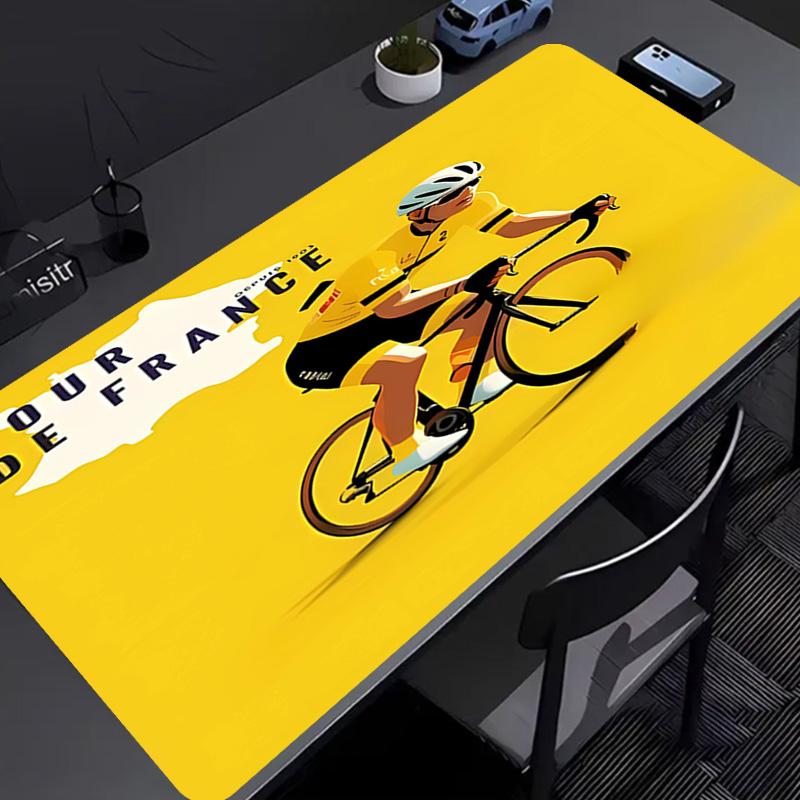 Tour de France Mouse Pad - Non-Slip Rubber Base, Smooth Surface for Work,Gaming,Office,And Home Use, Desk Mouse Pad