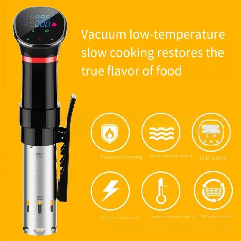 A02V-Anywin 220V 1000W Sous Vide Precision Cooker - Vacuum Slow Cooker For Efficient Thawing And Cooking US Plug
