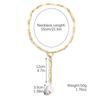 Pearl Necklace Crystal Heart Necklace Fashion Korean Wave Shiny Clavicle Chain Necklace Women Trending Party Gifts 25