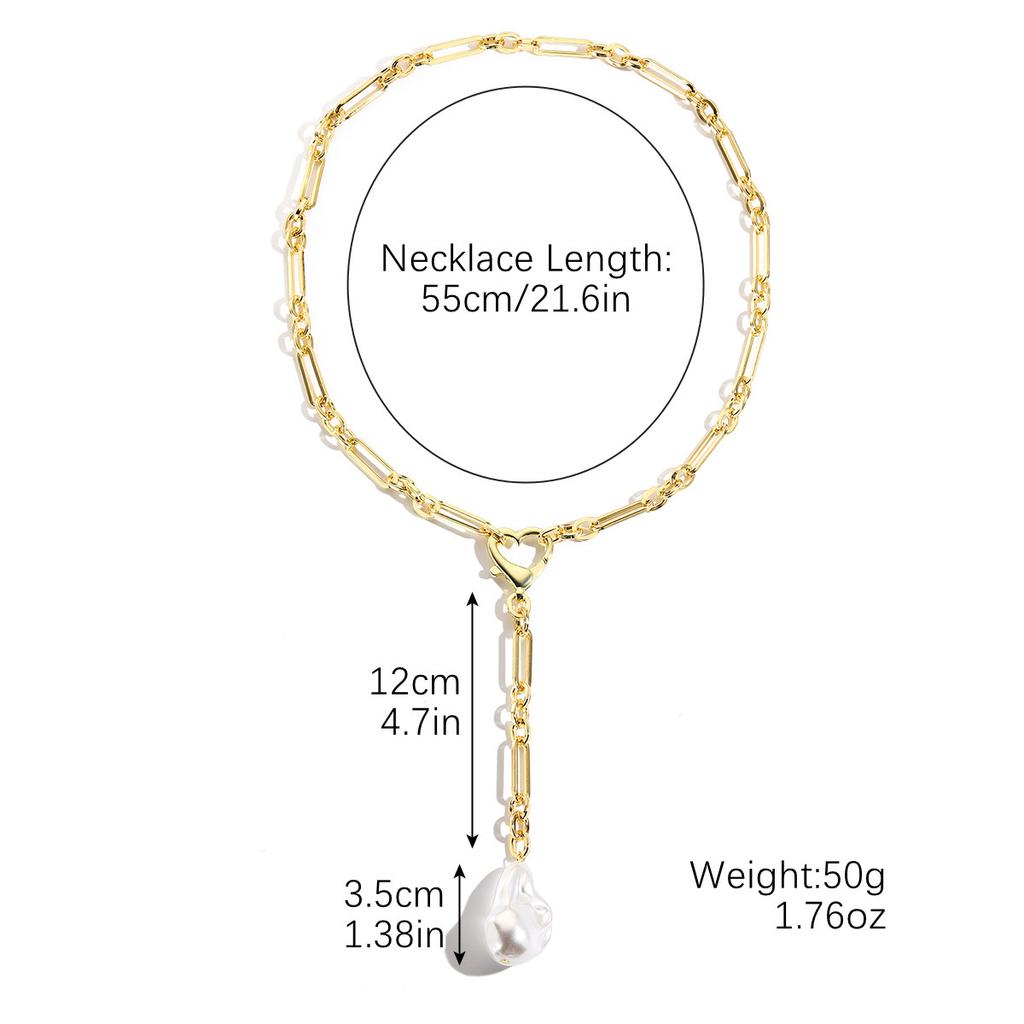 Pearl Necklace Crystal Heart Necklace Fashion Korean Wave Shiny Clavicle Chain Necklace Women Trending Party Gifts 25