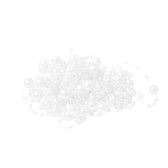 5M Faux Pearl Beads Chain Garland Rope Bridal Wedding Party Headwear