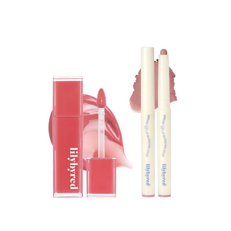 [НАБОР] Набор: Тинт-помада Angkeum Liar Coating + Стик для растушевки губ 08 Pretend to be a proud man (L250A)