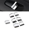 On-off Switch Button Cover Cover Silver Trim Button Chrome For Nissan Brand New Car Glass Lifter Switches Button