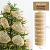 Gold & Silver Christmas Tree Decorations: Mesh Ribbon & Ornaments