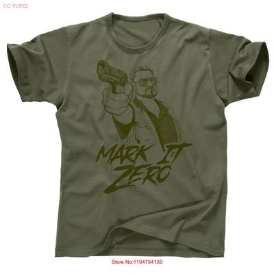 Walter Sobchak The Big Lebowski Mark It Zero Smokey Bowling Ball League T Shirt Vintage Washed Casual Graphic Slightly Homme