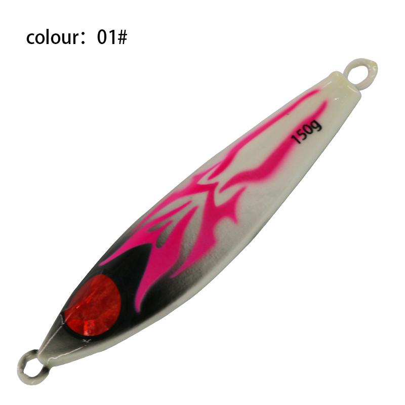 China Casting Jig Hard Bait Herring Lure 80g Metal Jigging Fishing Lure (as the picture,120g)