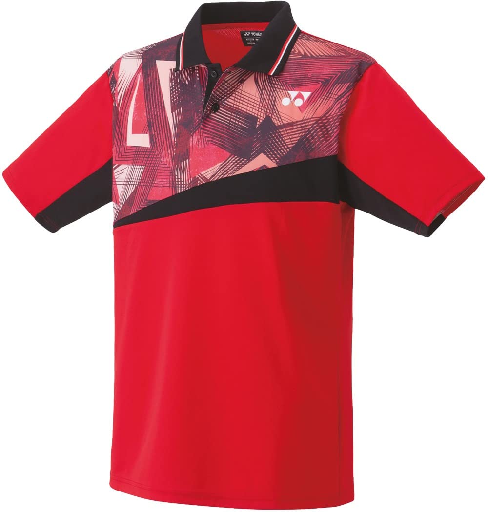 

Yonex Short Sleeve Game Sunset Red Shirt, (496)