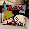Kawaii PPucca Pillow Case Fashion Square Pillowcase Bedroom Sofa Room Ins Decoration Leisure