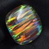 Lab-Created Opal Loose Gemstone Square Cushion Cut 12.25 Ct Multicolor October Birthday Birthstone