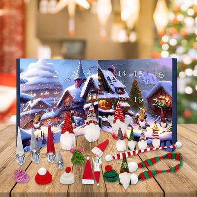 Kerst Adventskalender 24 Dagen Kabouter Aftelkalender Gezichtsloze Oude Man Poppen Verrassingsspeelgoed Kinderen Jongens Meisjes Kerstcadeaus