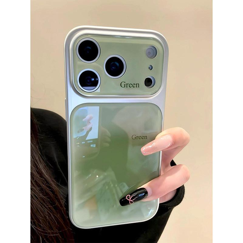 Green gradual change smudge English applicable Apple 11promax mobile phone case 11/11 advanced personality 11/11 anti-drop