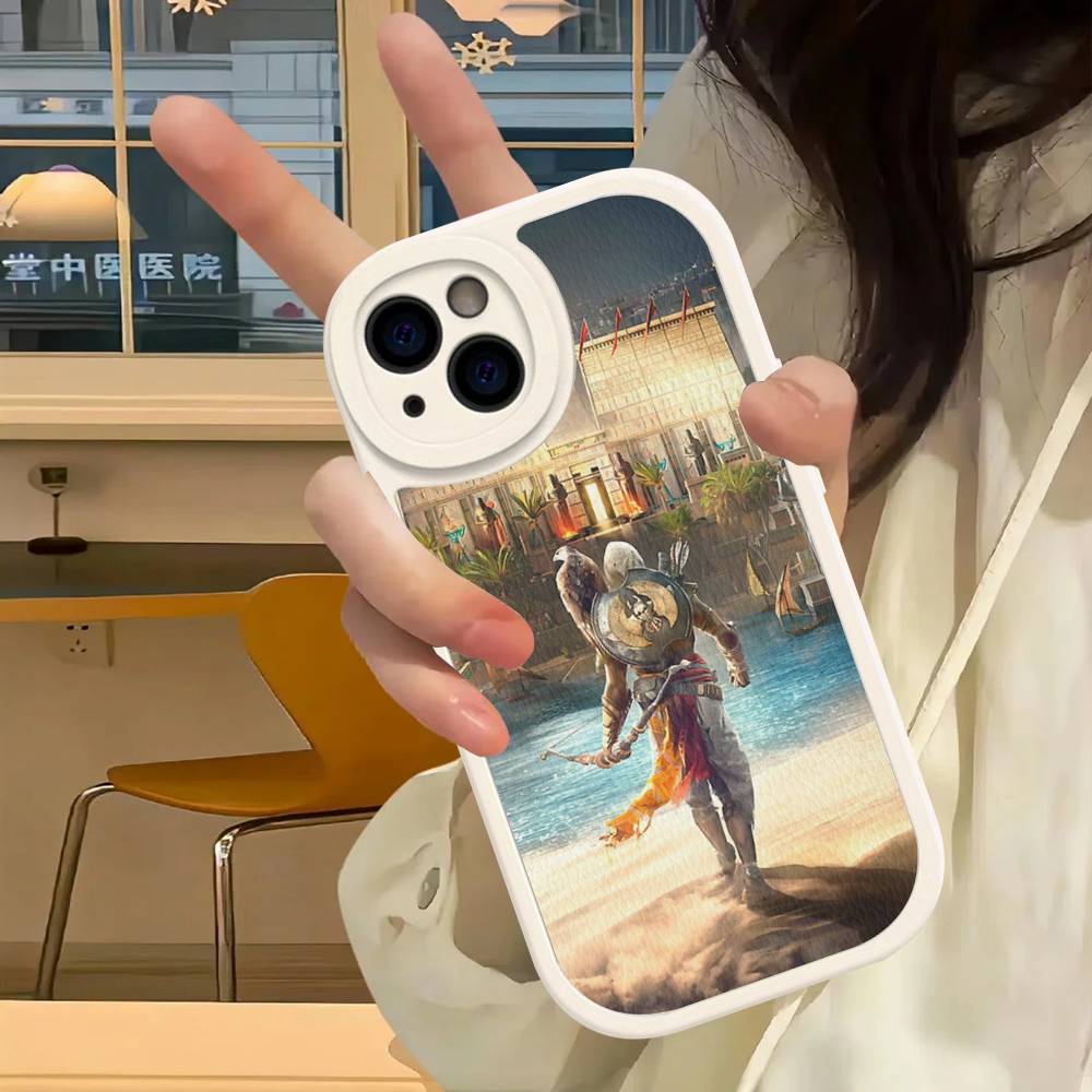 Funny A-Assassins Game C-Creed Phone Case Hard Leather For IPhone 14 13 16 Mini 15 14 11 12 Pro Max Plus Fundas