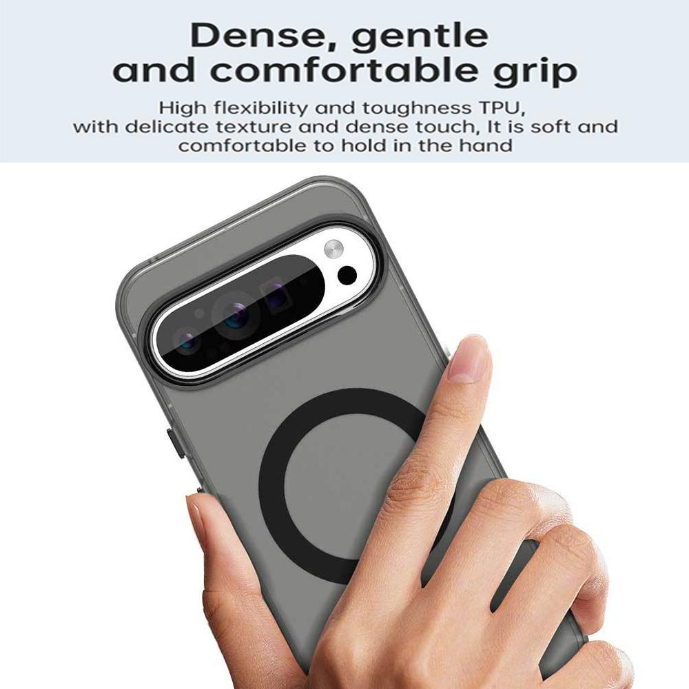For Google Pixel 9 Pro XL Candy Color Magnetic Phone Case For Google Pixel 8 Pro 8A 9A Cases Translucent Matte Shockproof Cover