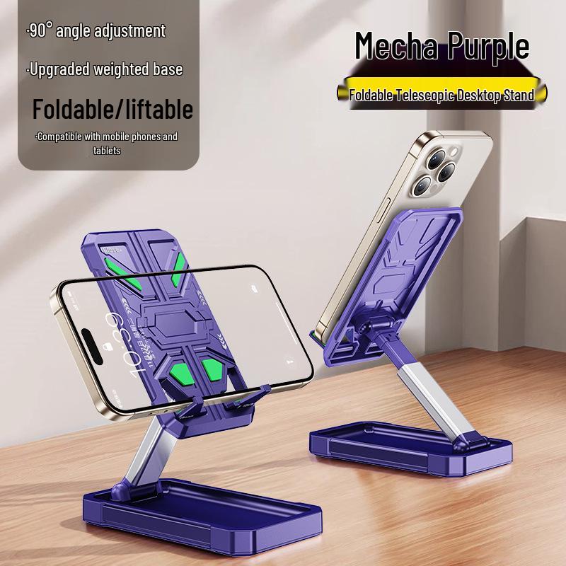 Ayarlanabilir Yükseklikli ve Özelleştirilebilir Logolu Evrensel Katlanabilir Telefon ve Tablet Standı