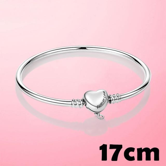 Neues Armband Silberfarbe Original Me Armband Damen Passform Marke Me Charm Perlen Mode DIY Schmuckherstellung Für Damen Geschenk