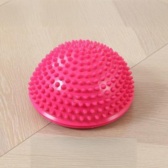 Balance Ball Anti-Slip Thickened Base Hemispheric Massage Design Sensory Development Non-turning Balance Trainer Preschool Balance Activity Toy