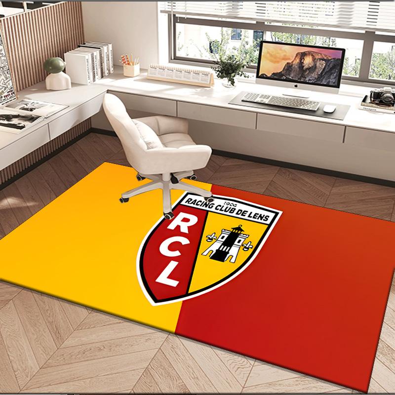 1PC rug Racing Club Lens Crest Carpet, Chair Rug,Area Rug for Office Bedroom living rooms bedroom, Doormat decor Christmas fan gifts