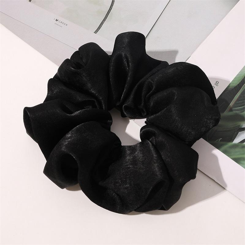 Fashion Velvet Scrunchies Women Elastic Hair Band Elegant Colorful Solid Color Large Scrunchie Girls Hair Accessories Headwear