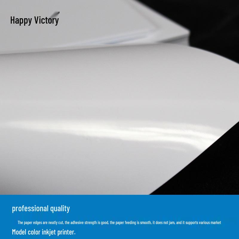 6-Inch Self-Adhesive Photo Paper: A4, 4x6, 5x7, A7 Sizes, Inkjet Compatible, Large Head Sticker Options