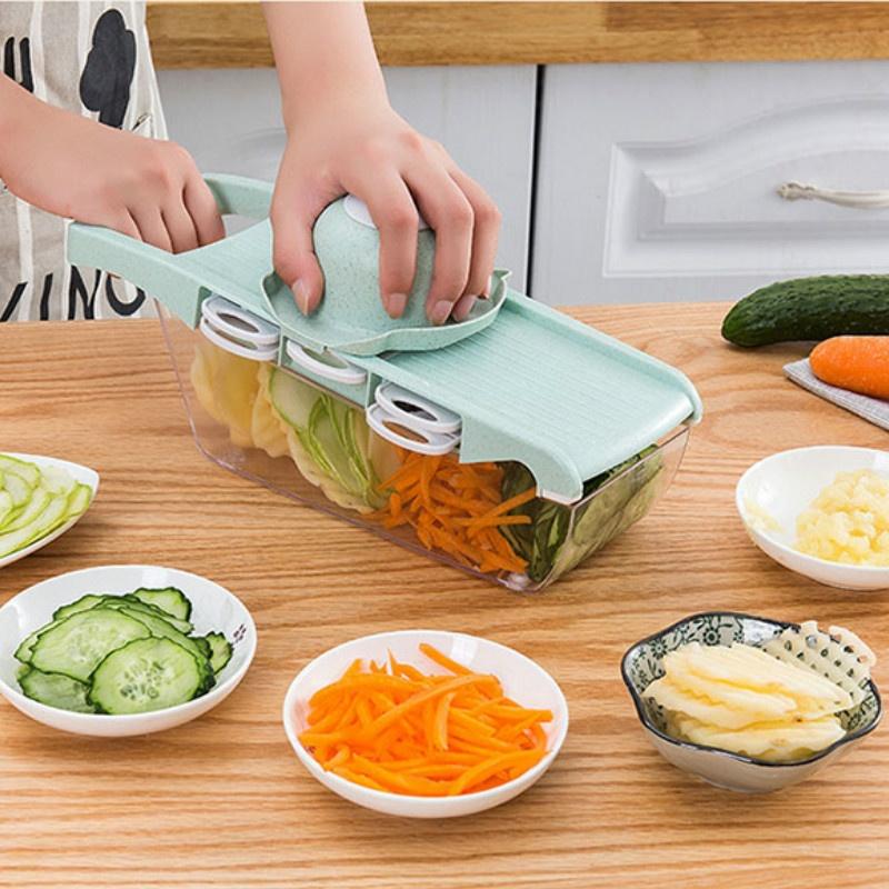 Multi-function Shredder Potato Manual Shred Slicer Home Kitchen Carrot Wire Grater
