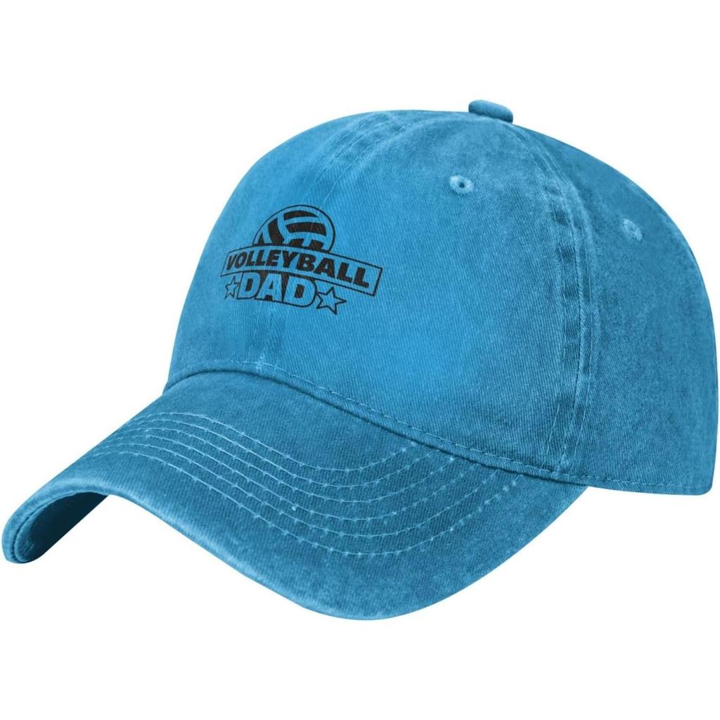Volleyball Baseball Cap Washed Cotton Low Profile Adjustable Dad Hat for Unisex