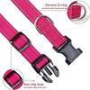 Dog Collar Reflective Strap With Safety Nylon Pet Collar Adjustable Pet Traction Rope Suitable For Small And Medium-Sized Pets