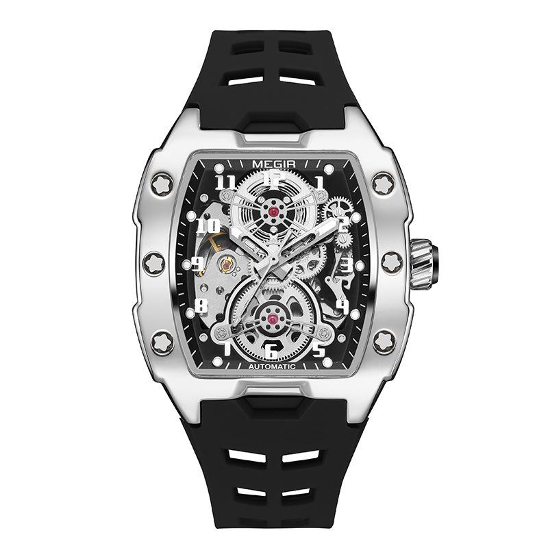 Men S Mechanical Watch Sports Wine Barrel Shape 8602