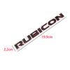 Car Metal Rubicon Trunk Fender Door Logo Badge Emblem Decals Sticker For Jeep Wrangler Unlimited TJ JK TJ YK JL XJ Accessories ALU1
