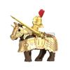 MOC Medieval Military Figures Building Blocks Castle Militia Soldier Dragon Gothic Knight Helmets Swords Shield Bricks Toys N06