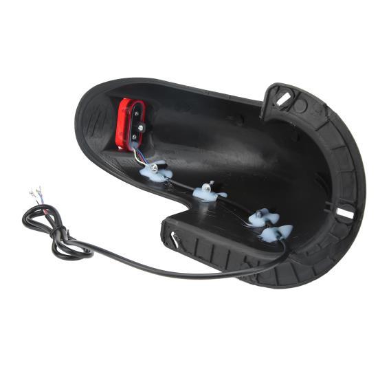 10-calowy tylny błotnik skutera elektrycznego z tylnym światłem, zamienny błotnik skutera elektrycznego 