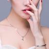 Four-Leaf Clover Necklace: Japanese Korean Style Clavicle Chain, Light Luxury Pendant, Versatile Fashion Accessory, Women's Holiday Gift