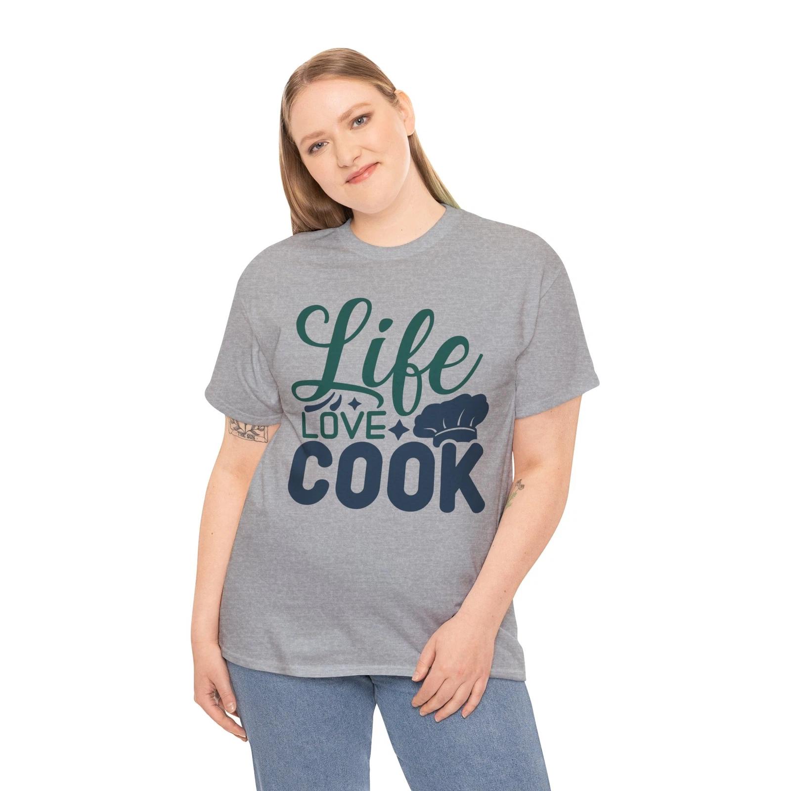 Funny Chef T-Shirt – Cook Like a Boss Kitchen Lover Graphic Tee 4XL