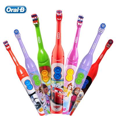 Oral B Elektrische Zahnbürste DB3010 für Kinder ab 3 Jahren, weiche DuPont-Borsten, 7200-fache Umdrehung/Min. Dual Clean AA-Batterie