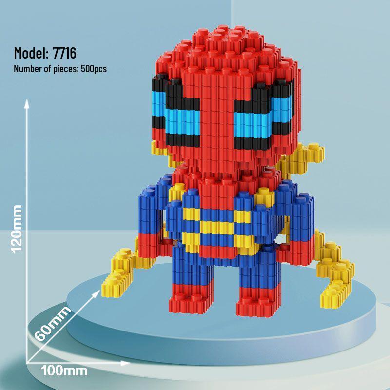 Chaole Sen Building Blocks: Cartoon Figure Educational Toys with Display Stand