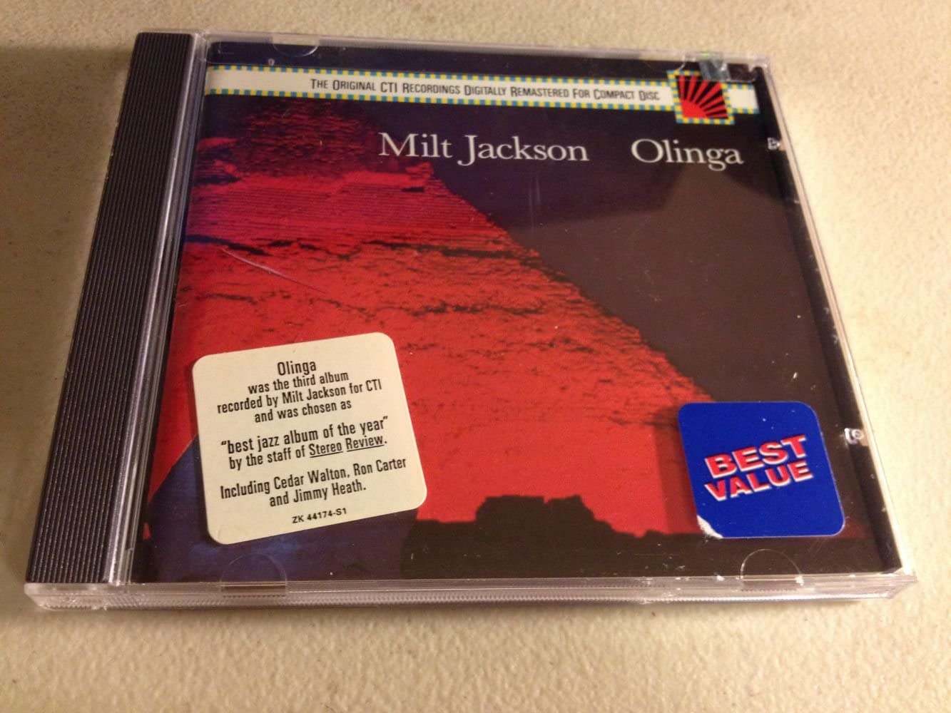 

CD MILT JACKSON - Olinga Japan Jazz Used