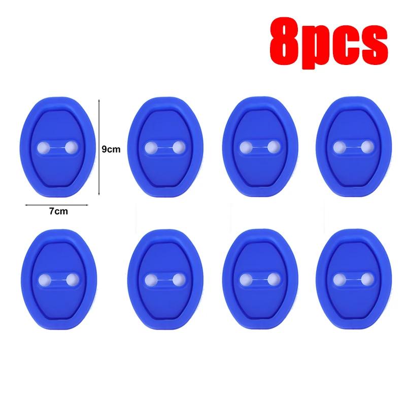 Universal Car Door Mute Shock Absorbing Pad Silicone Doors Lock Buckle Bumper Cars Locks Protective Accessories Automotive Parts