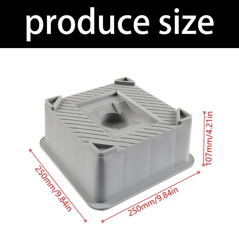 Non Slip Vehicle Jacks Support Pads Heavy Duty Rubber Leveling Blocks Heavy Duty Leveling Blocks for Parking Stability