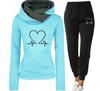 2023 Unisex Printed Sweatshirt Suit: Autumn/Winter Pullover Hoodie Jogging Sportswear
