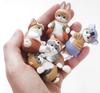 In Stock Mofusand Cute Cat Wearing Rabbit Cover Blind Box Handmade Model Toy Doll Desktop Ornament Holiday Birthday Gifts