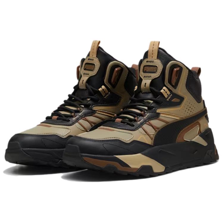 New PUMA Trinity Collection Mid Top Outdoor Shoes Men's Black 393985-09