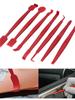 7pcs/set Car Vinyl Wrap Film Squeegee Scraper Tools Edge-closing Tool for Automobile Film Sticking Car Styling Auto Accessories