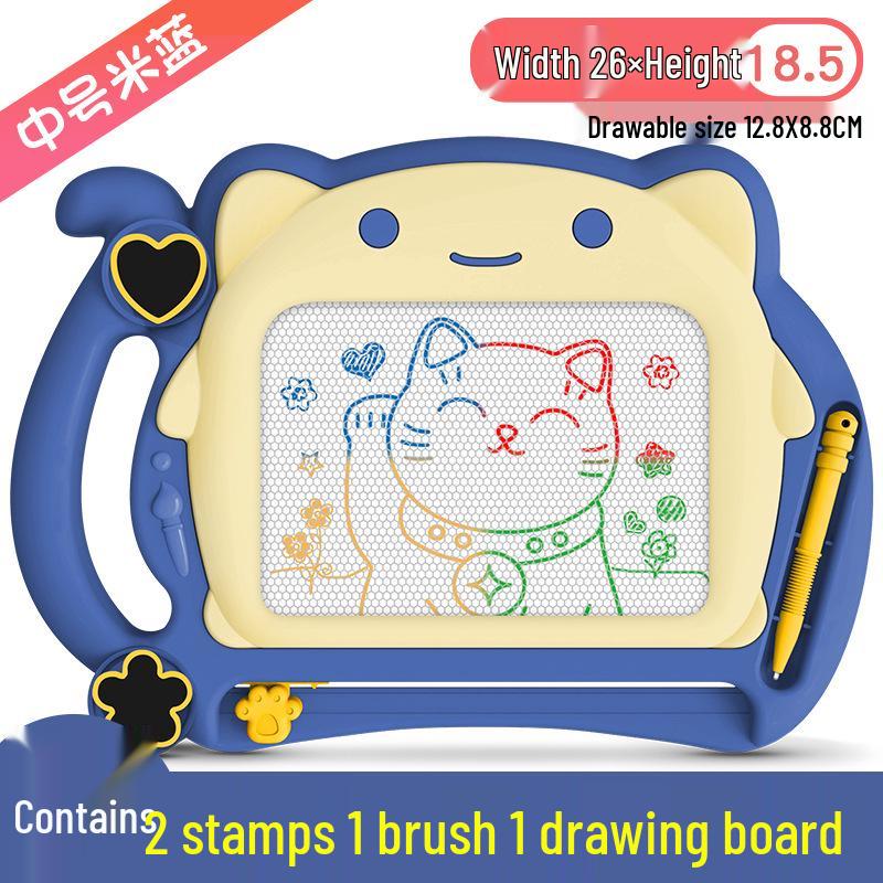 Colorful Magnetic Drawing Board for Kids - Detachable Writing & Graffiti Tool for Kindergarten Learning
