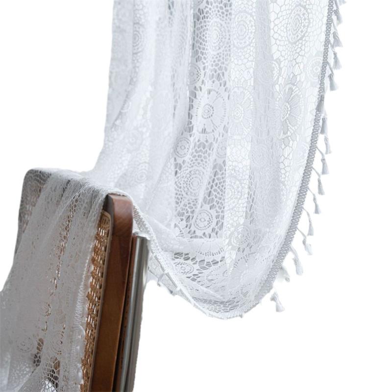 Couture pruhované lněné závěsy s blokovanou výšivkou | Systém na míru pro rozptyl světla pro kuchařské spíže a útočiště s panoramatickými okny