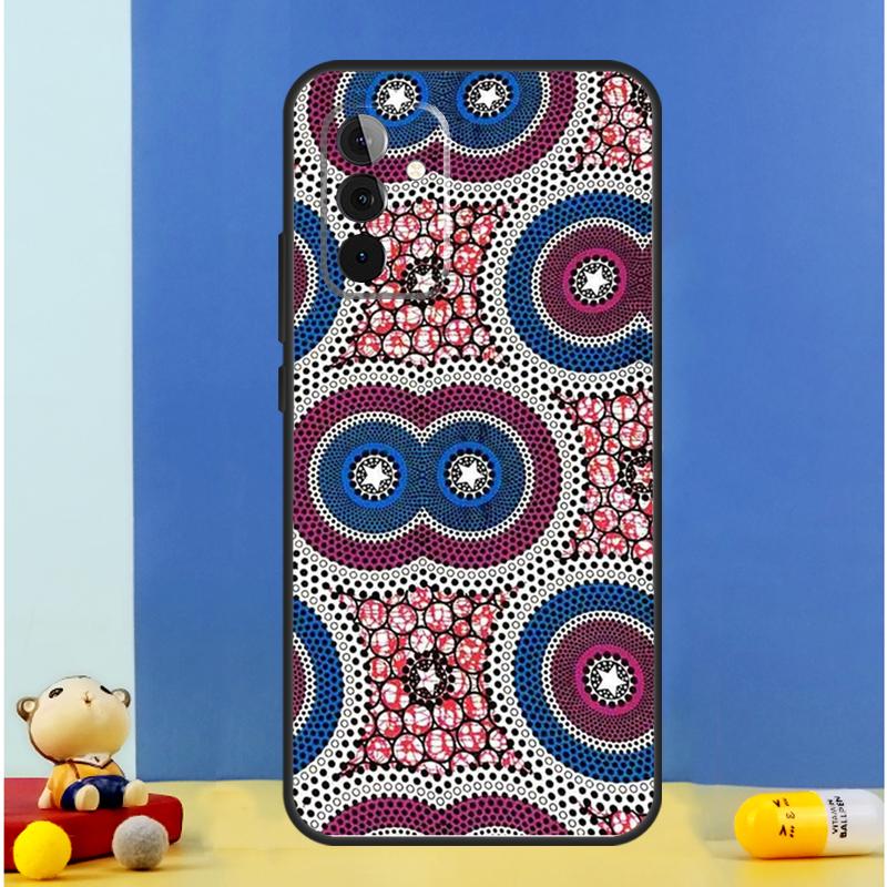 

African Wax Fabric Case For Samsung Galaxy A55 A35 A15 A36 A06 A16 A26 A56 A53 A32 A52 A33 A13 A14 A34 A54 A17 Samsung A16