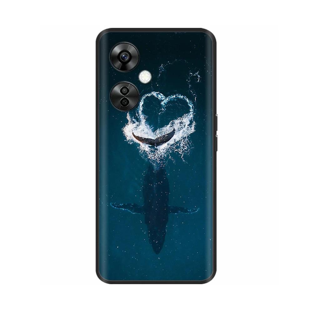 Für OnePlus Nord CE 3 Lite 5G Hülle Blume Silikon Weiche Rückseite Für Oneplus Nord CE3 5G NordN30 Handyhülle Schutzhülle