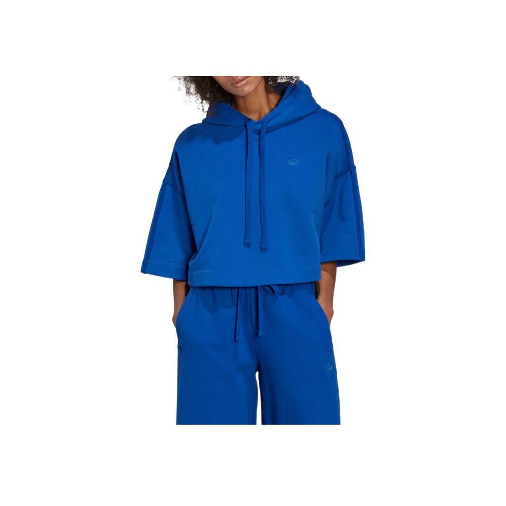 adidas Originals X Blue Version Crop Hoodie Women Hoodies HK7235
