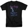 26 Diep Paars Rook Op Het Water T-shirt Gelicentieerd Rock N Roll Muziek Tee Zwart Unisex T-shirt
