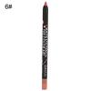 Puntos Waterproof Long Lasting 12 Colors Lipstick Pencil Silky Matte Lip Liner Cosmetic