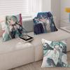 HHatsune Anime Miku Cushion Cover Decorative Pillow Sofa Home Decor Case Pillow Cases