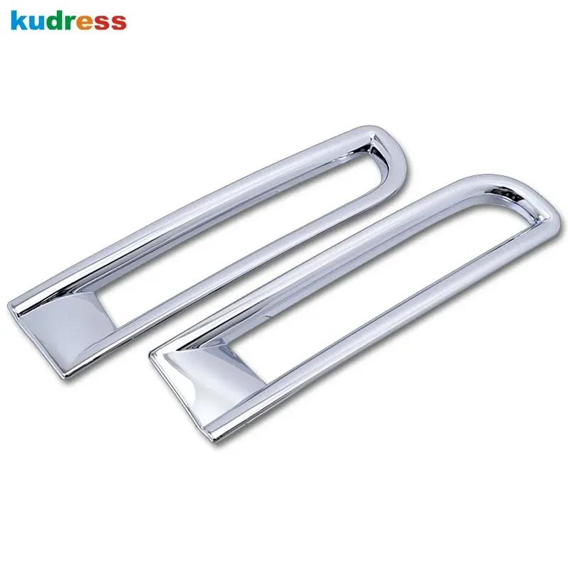 Rear Bumper Fog Light Lamp Cover Trim For Mitsubishi Lancer 2008-2016 2017 Chrome Car Tail Foglight Bezel Trims Accessories